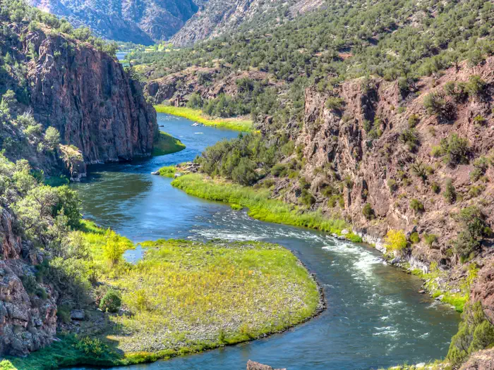 Overlooking the Gunnison River within the Gunnison Gorge Wilderness