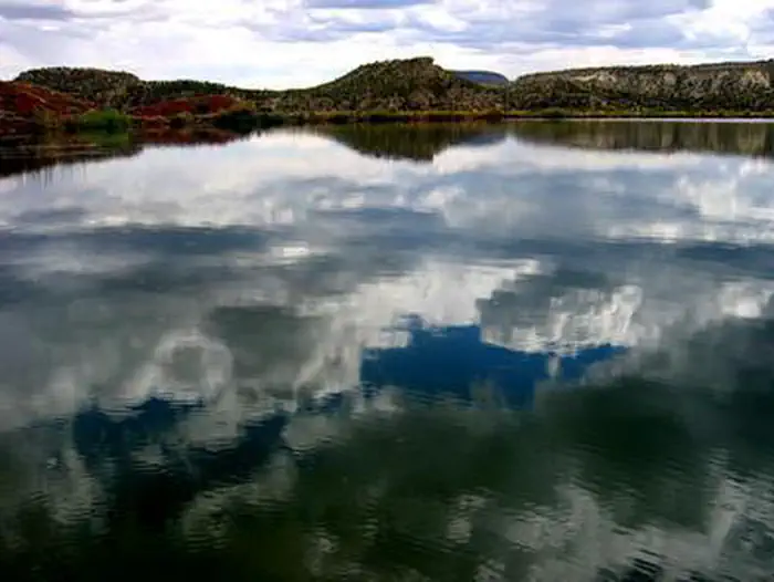 Wide Hollow Reservoir at Escalante Petrified Forest
