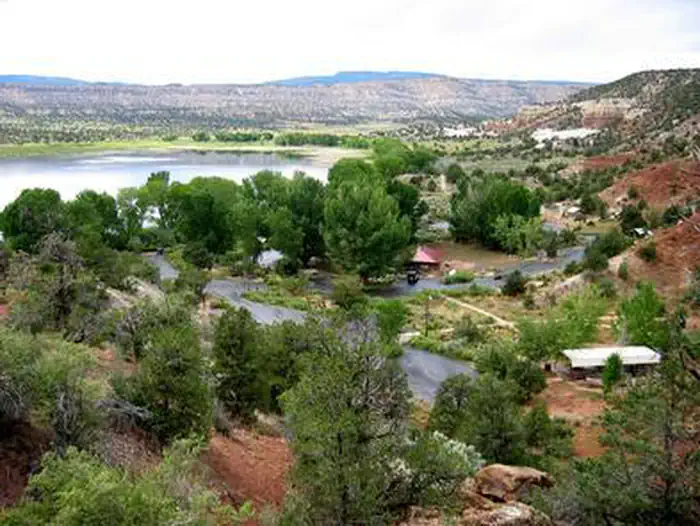 Camping on the Shore of Wide Hollow Reservoir