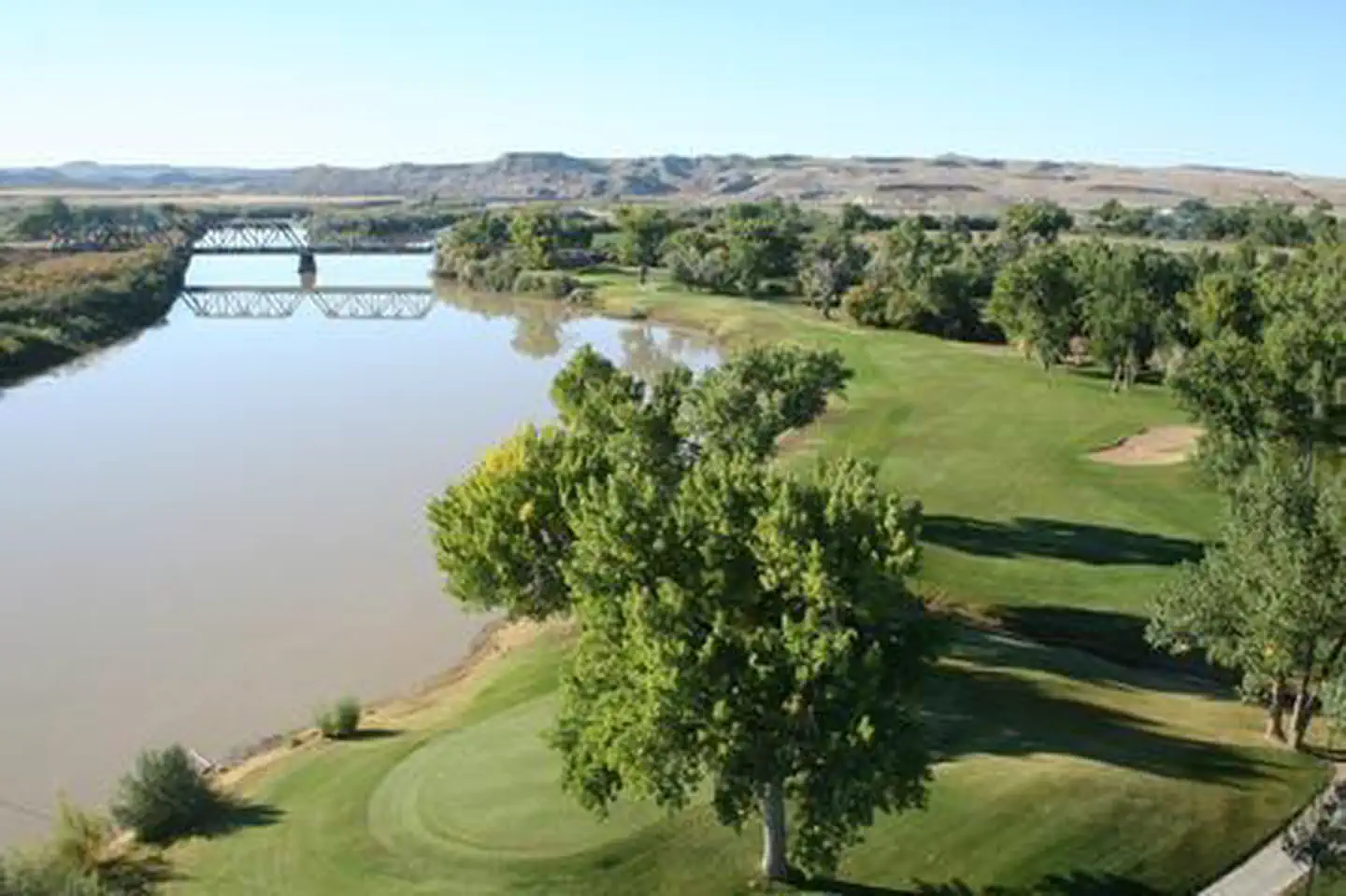 Aerial of Golf Course at Green River