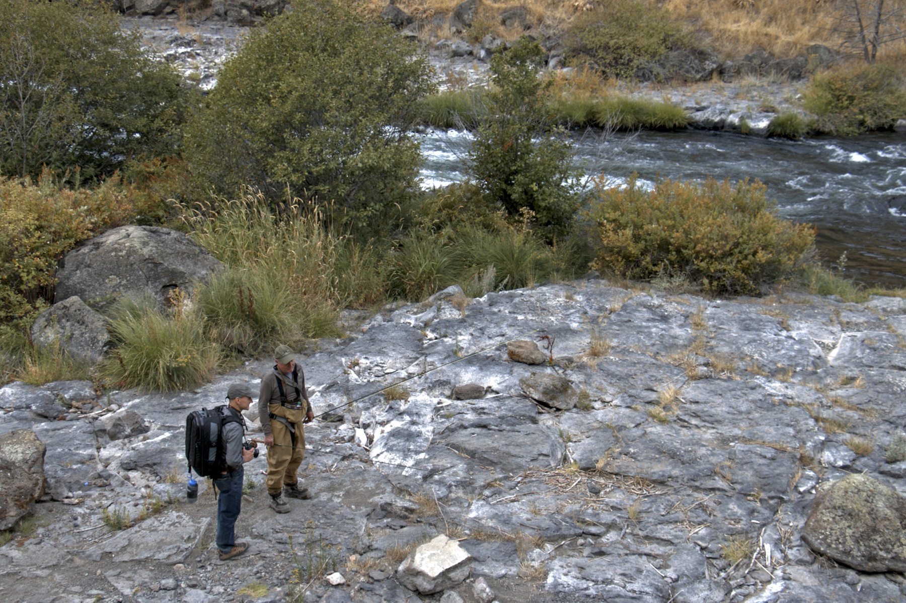 Anglers on the Deschutes River