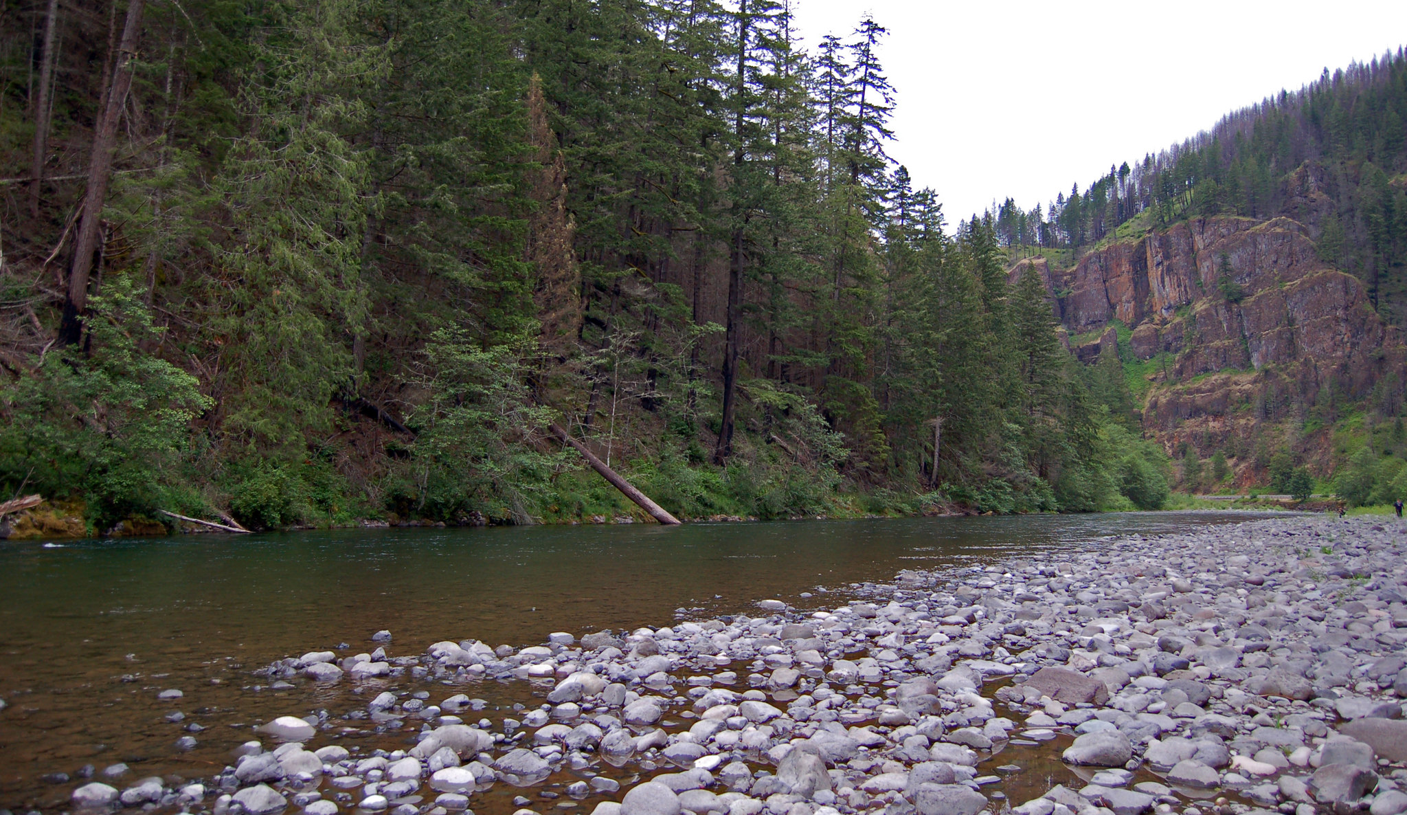 Cliffs on the Clackamas Wild and Scenic River