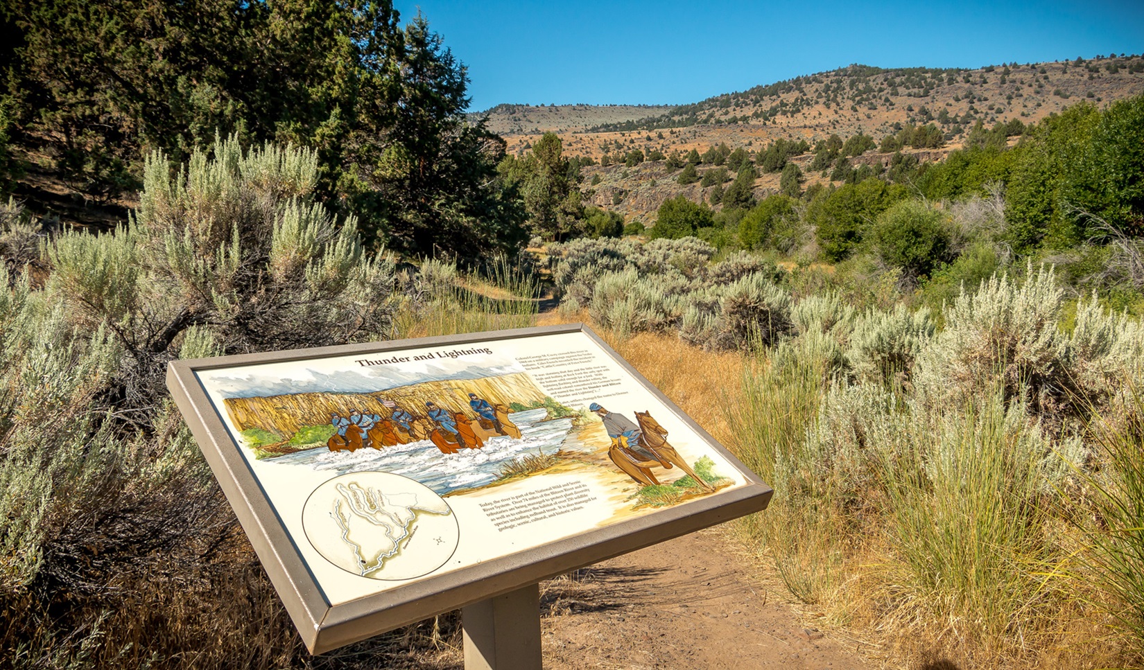 Interpretive sign