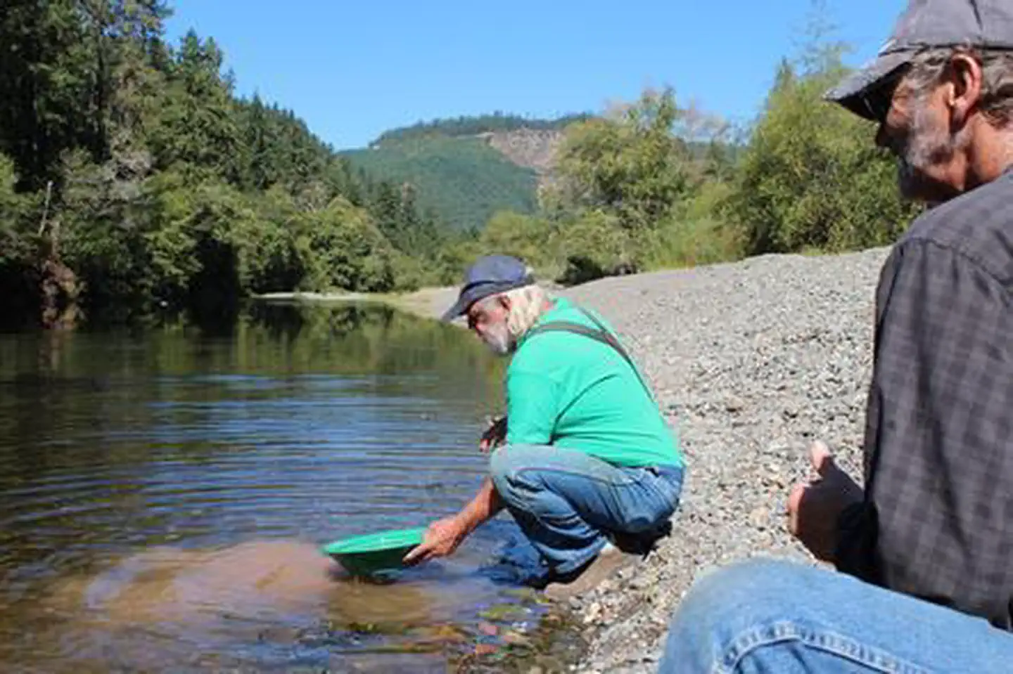 Cow Creek Gold Panning