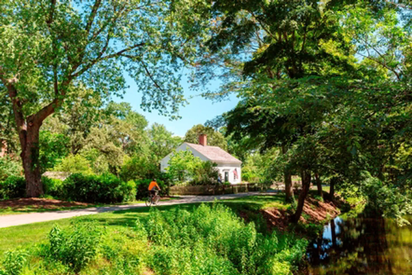Bike path at Kelly House