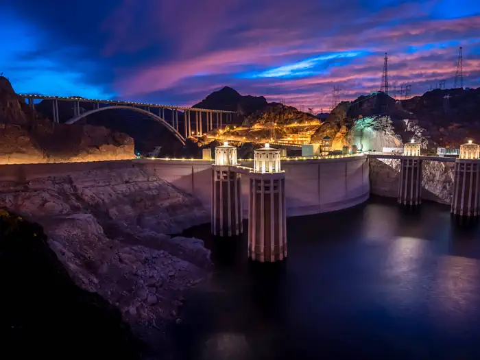 Hoover Dam at Night