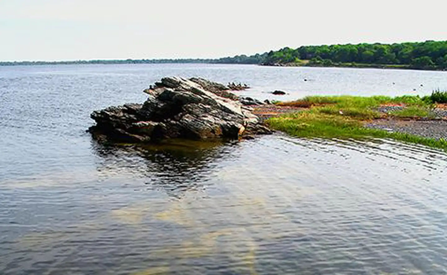 View of Narragansett Bay National Estuarine Research Reserve, Rhode Island
