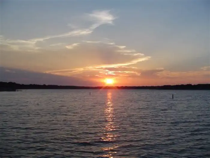 Sunset at the lake